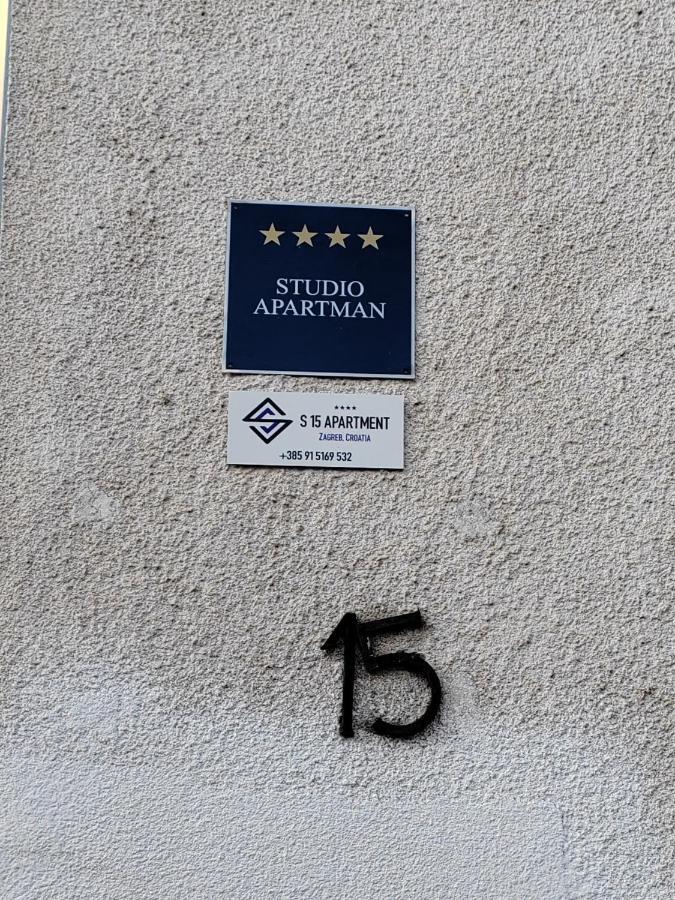S15 Studio Apartment Free Parking Zágráb Kültér fotó